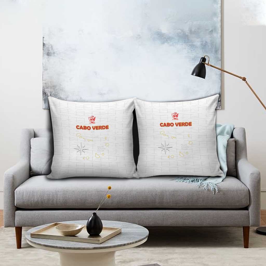 Cape Verde Football Pillow Cover Come On Tubaroes Azuis - White - Wonder Print Shop