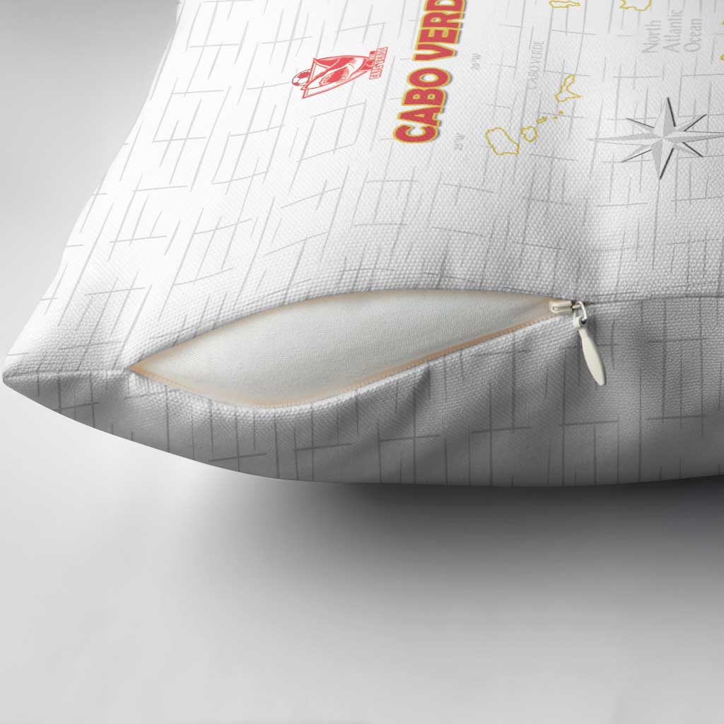 Cape Verde Football Pillow Cover Come On Tubaroes Azuis - White - Wonder Print Shop