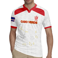 Custom Cape Verde Football Rugby Jersey Come On Tubaroes Azuis - White - Wonder Print Shop