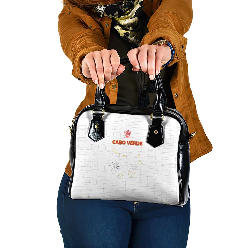 Cape Verde Football Shoulder Handbag Come On Tubaroes Azuis - White - Wonder Print Shop
