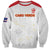 Custom Cape Verde Football Sweatshirt Come On Tubaroes Azuis - White - Wonder Print Shop