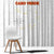 Cape Verde Football Window Curtain Come On Tubaroes Azuis - White - Wonder Print Shop