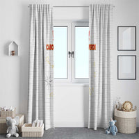 Cape Verde Football Window Curtain Come On Tubaroes Azuis - White - Wonder Print Shop