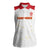Custom Cape Verde Football Women Sleeveless Polo Shirt Come On Tubaroes Azuis - White - Wonder Print Shop
