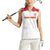 Custom Cape Verde Football Women Sleeveless Polo Shirt Come On Tubaroes Azuis - White - Wonder Print Shop