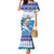 Personalized Cape Verde Football Christmas Family Matching Mermaid Dress and Hawaiian Shirt Feliz Natal Tubaroes Azuis - Wonder Print Shop