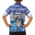 Personalized Cape Verde Football Christmas Family Matching Off Shoulder Maxi Dress and Hawaiian Shirt Feliz Natal Tubaroes Azuis - Wonder Print Shop