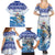 Personalized Cape Verde Football Christmas Family Matching Summer Maxi Dress and Hawaiian Shirt Feliz Natal Tubaroes Azuis - Wonder Print Shop