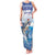 Personalized Cape Verde Football Christmas Family Matching Tank Maxi Dress and Hawaiian Shirt Feliz Natal Tubaroes Azuis - Wonder Print Shop