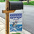 Cape Verde Football Christmas Garden Flag Feliz Natal Tubaroes Azuis - Wonder Print Shop