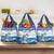 Cape Verde Football Christmas Grocery Bag Feliz Natal Tubaroes Azuis - Wonder Print Shop