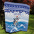 Cape Verde Football Christmas Quilt Feliz Natal Tubaroes Azuis - Wonder Print Shop