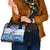 Cape Verde Football Christmas Shoulder Handbag Feliz Natal Tubaroes Azuis - Wonder Print Shop