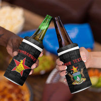 Custom Hockey Zimbabwe 4 in 1 Can Cooler Tumbler Go Champions - Wonder Print Shop