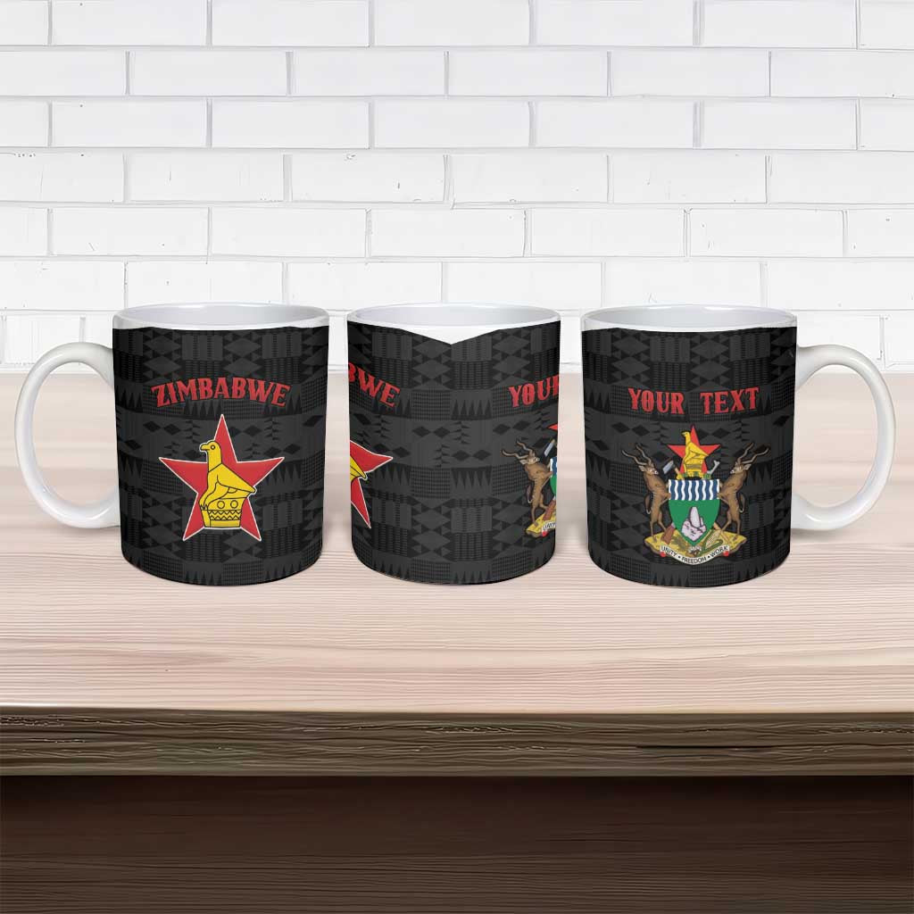 Custom Hockey Zimbabwe Ceramic Mug Go Champions - Wonder Print Shop