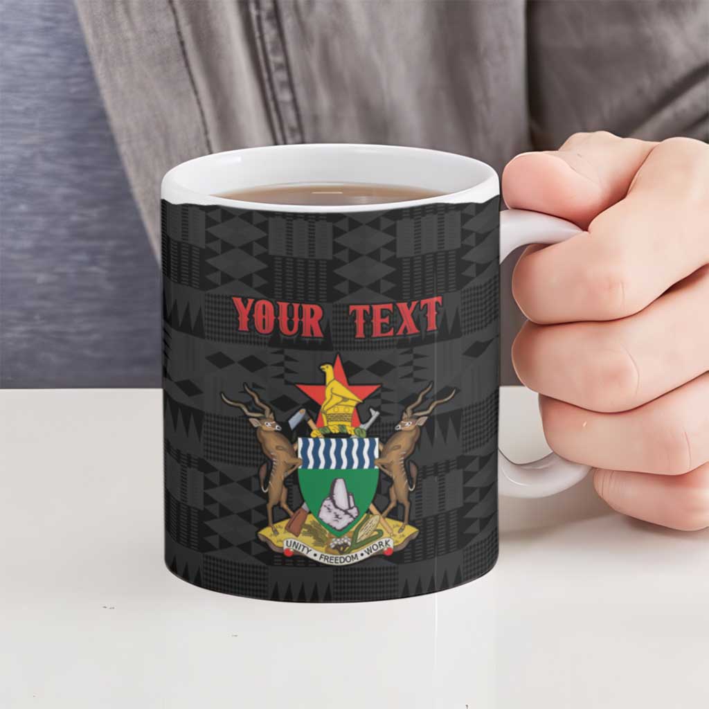 Custom Hockey Zimbabwe Ceramic Mug Go Champions - Wonder Print Shop