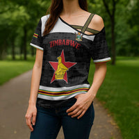 Custom Hockey Zimbabwe Cross Shoulder Shirt Go Champions - Wonder Print Shop