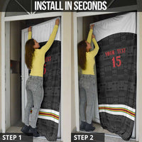 Custom Hockey Zimbabwe Door Cover Go Champions - Wonder Print Shop