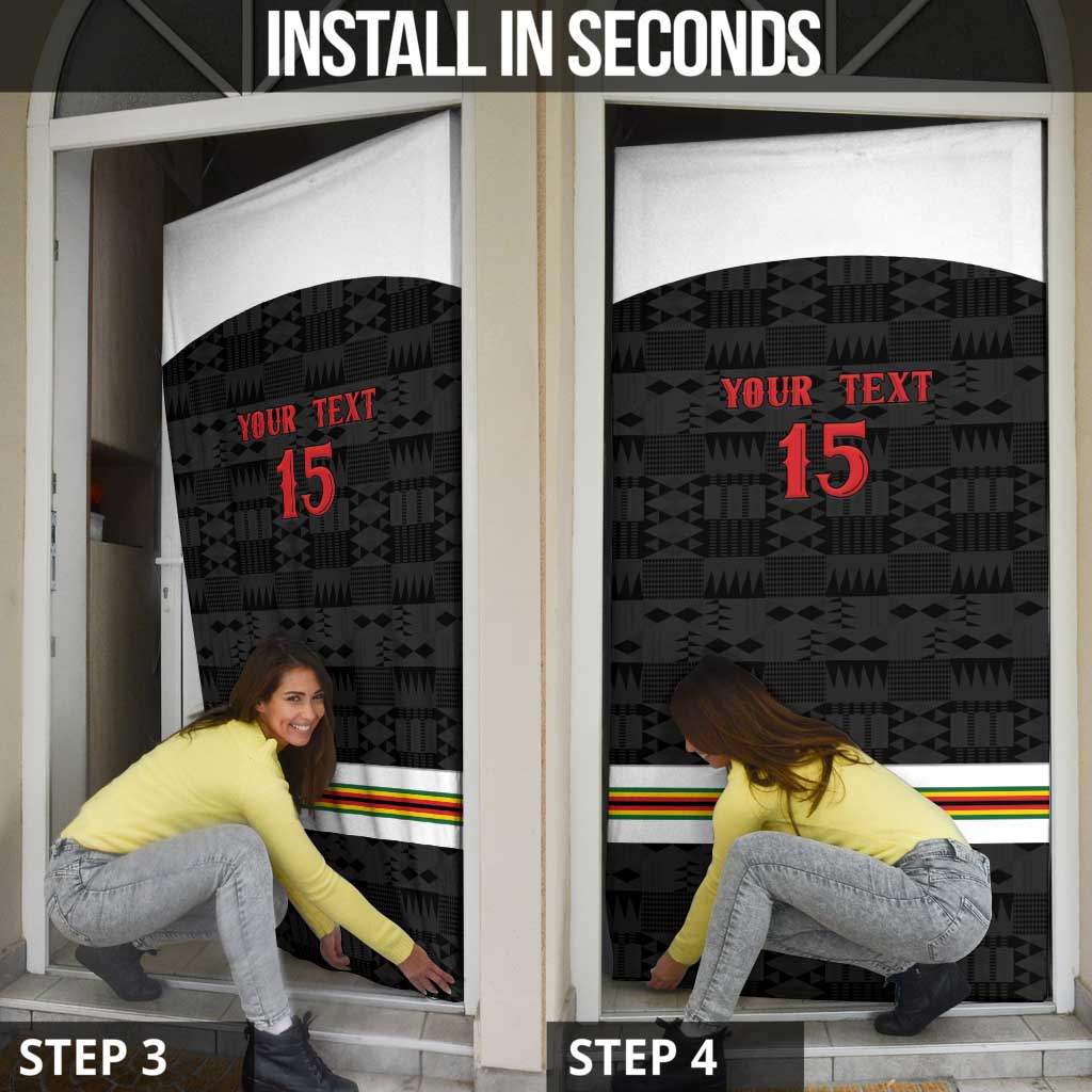 Custom Hockey Zimbabwe Door Cover Go Champions - Wonder Print Shop