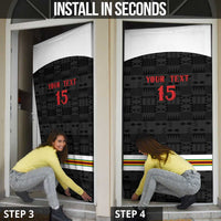 Custom Hockey Zimbabwe Door Cover Go Champions - Wonder Print Shop