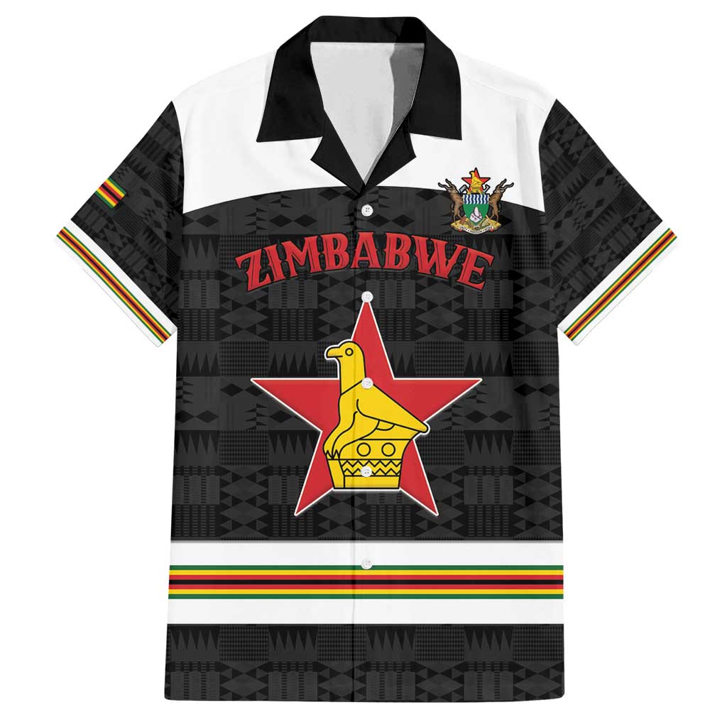 Custom Hockey Zimbabwe Family Matching Off Shoulder Short Dress and Hawaiian Shirt Go Champions - Wonder Print Shop