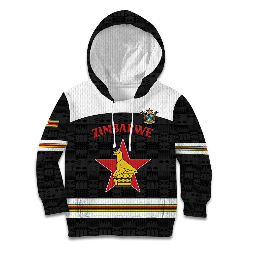 Custom Hockey Zimbabwe Kid Hoodie Go Champions - Wonder Print Shop
