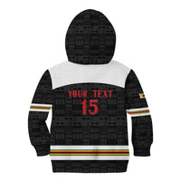 Custom Hockey Zimbabwe Kid Hoodie Go Champions - Wonder Print Shop