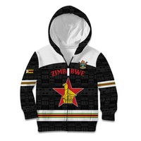 Custom Hockey Zimbabwe Kid Hoodie Go Champions - Wonder Print Shop