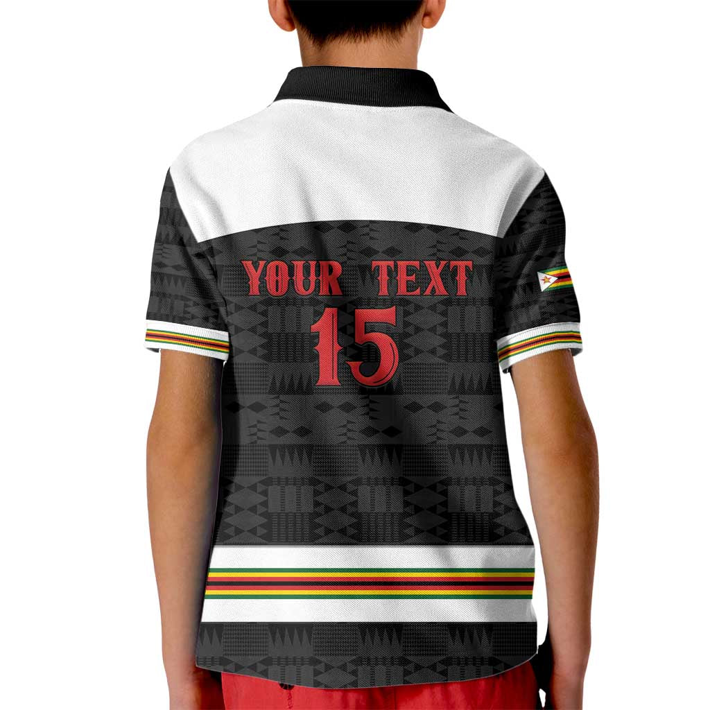 Custom Hockey Zimbabwe Kid Polo Shirt Go Champions - Wonder Print Shop