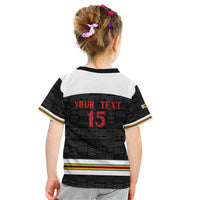 Custom Hockey Zimbabwe Kid T Shirt Go Champions - Wonder Print Shop