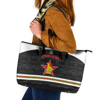 Hockey Zimbabwe Leather Tote Bag Go Champions - Wonder Print Shop