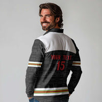 Custom Hockey Zimbabwe Long Sleeve Polo Shirt Go Champions - Wonder Print Shop