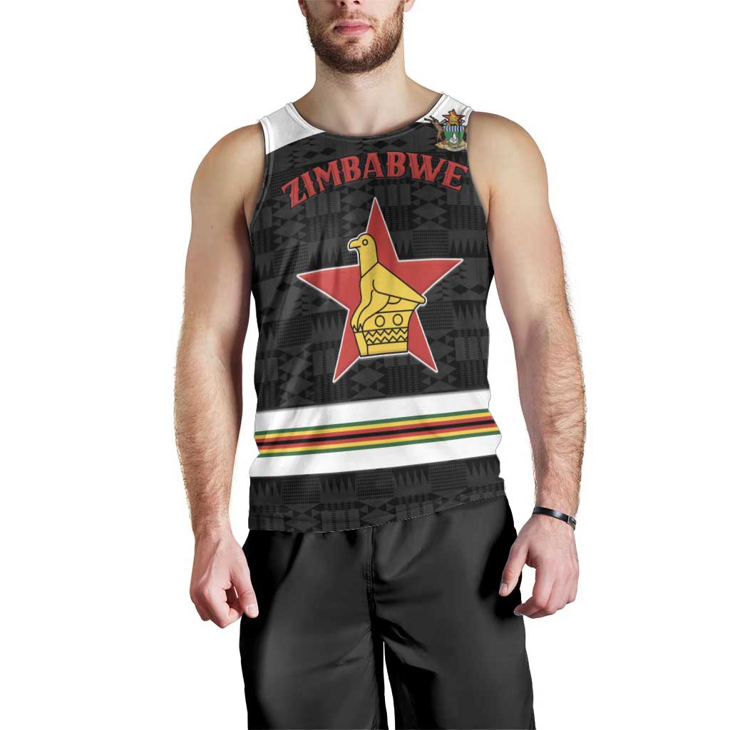 Custom Hockey Zimbabwe Men Tank Top Go Champions - Wonder Print Shop