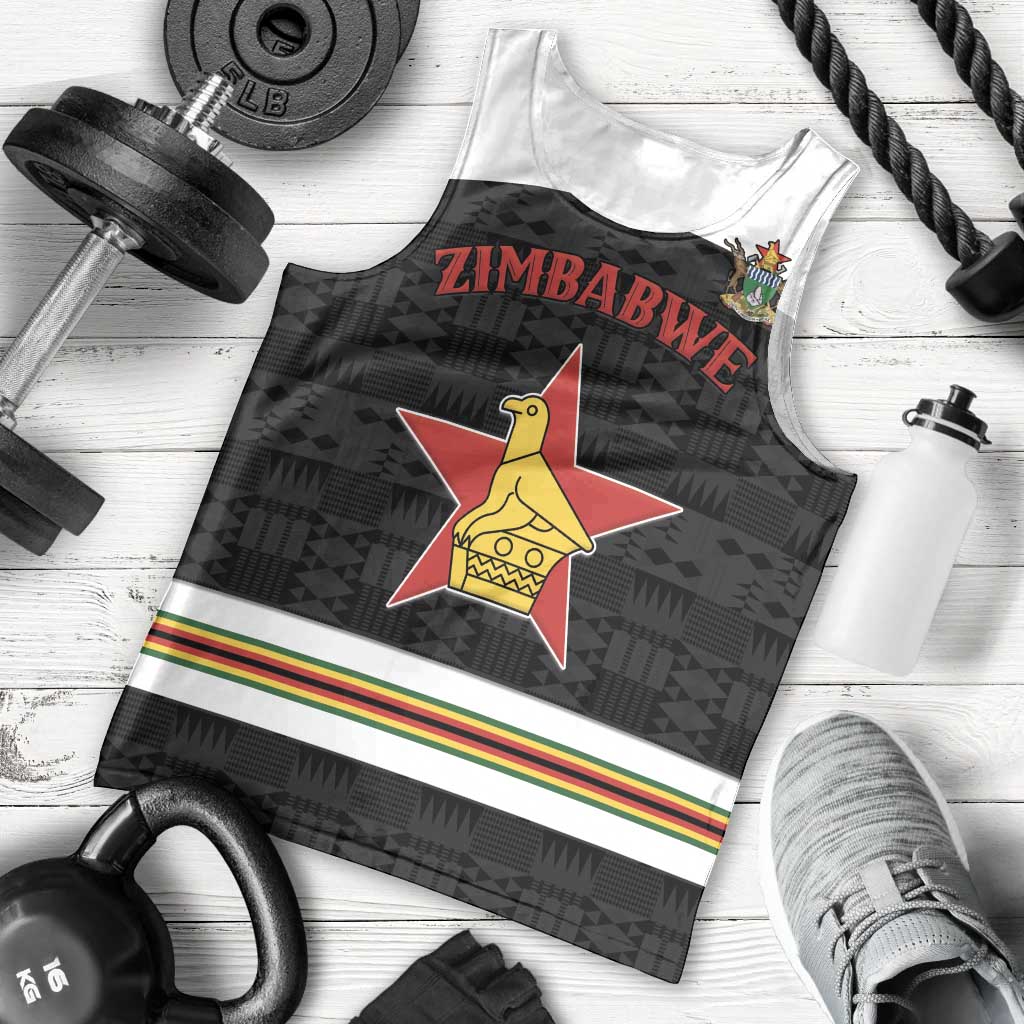 Custom Hockey Zimbabwe Men Tank Top Go Champions - Wonder Print Shop