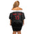 Custom Hockey Zimbabwe Off Shoulder Short Dress Go Champions - Wonder Print Shop