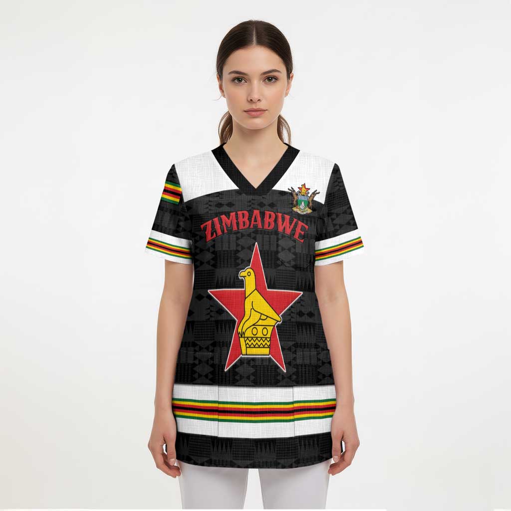 Custom Hockey Zimbabwe Scrub Top Go Champions - Wonder Print Shop