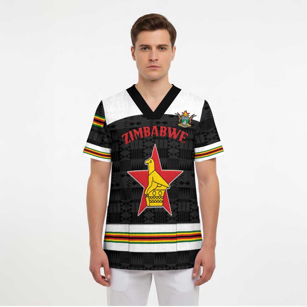 Custom Hockey Zimbabwe Scrub Top Go Champions - Wonder Print Shop