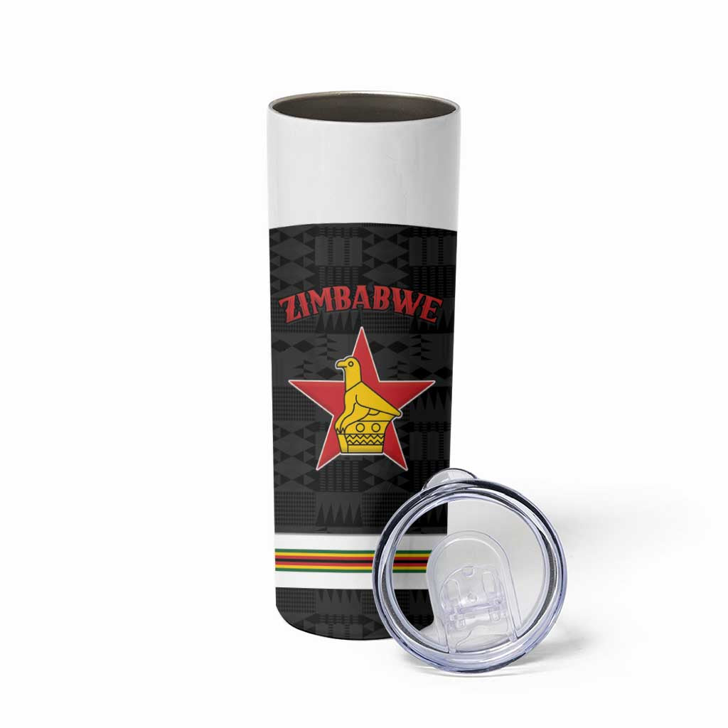 Custom Hockey Zimbabwe Skinny Tumbler Go Champions - Wonder Print Shop
