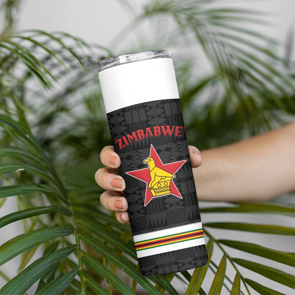 Custom Hockey Zimbabwe Skinny Tumbler Go Champions - Wonder Print Shop