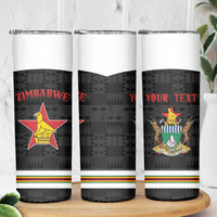 Custom Hockey Zimbabwe Skinny Tumbler Go Champions - Wonder Print Shop