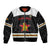 Custom Hockey Zimbabwe Sleeve Zip Bomber Jacket Go Champions - Wonder Print Shop