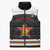 Custom Hockey Zimbabwe Sleeveless Puffer Jacket Go Champions - Wonder Print Shop