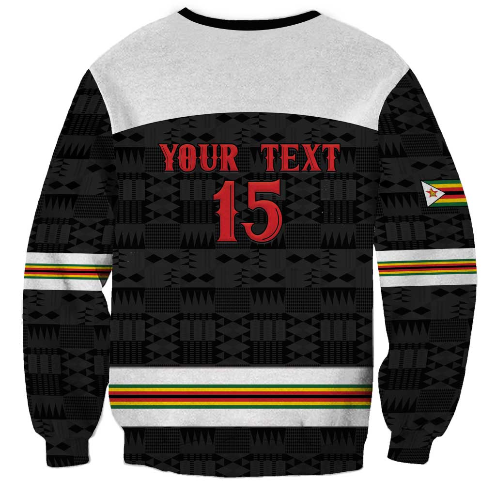 Custom Hockey Zimbabwe Sweatshirt Go Champions - Wonder Print Shop