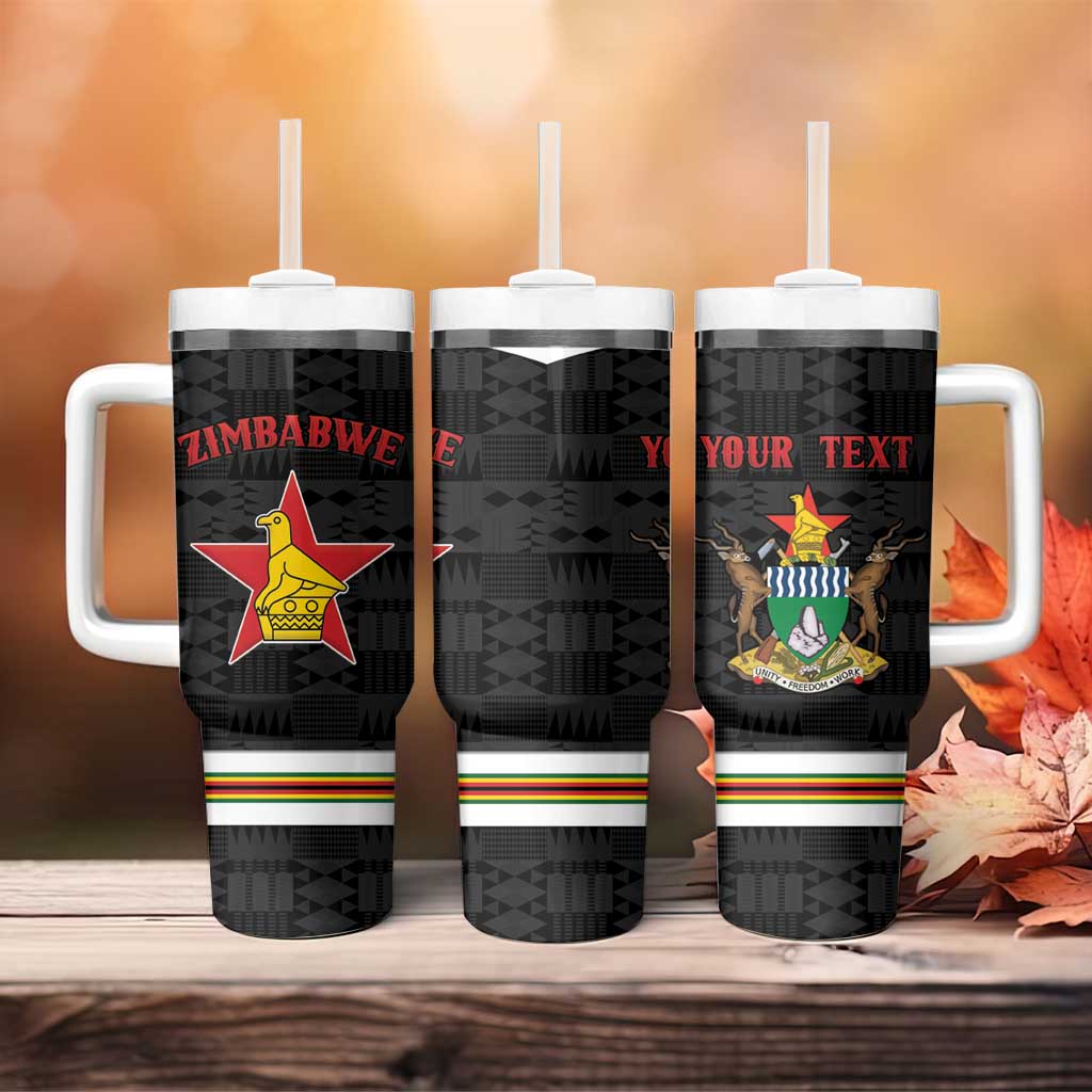 Custom Hockey Zimbabwe Tumbler With Handle Go Champions - Wonder Print Shop