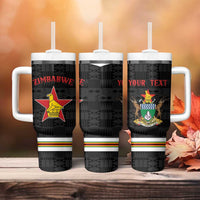 Custom Hockey Zimbabwe Tumbler With Handle Go Champions - Wonder Print Shop