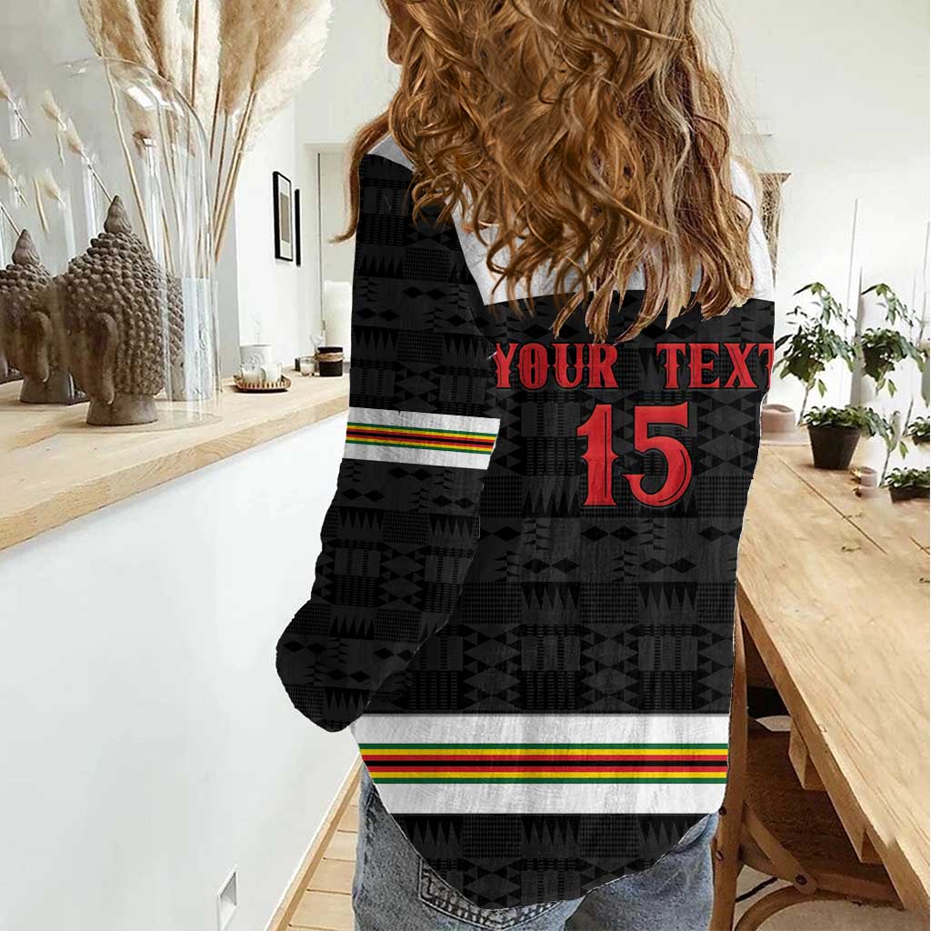 Custom Hockey Zimbabwe Women Casual Shirt Go Champions - Wonder Print Shop