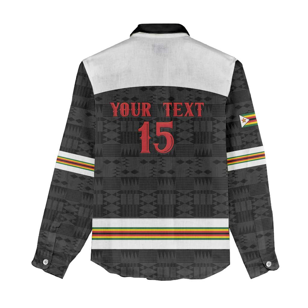 Custom Hockey Zimbabwe Women Casual Shirt Go Champions - Wonder Print Shop