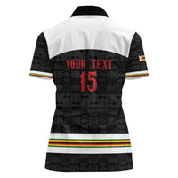 Custom Hockey Zimbabwe Women Polo Shirt Go Champions - Wonder Print Shop