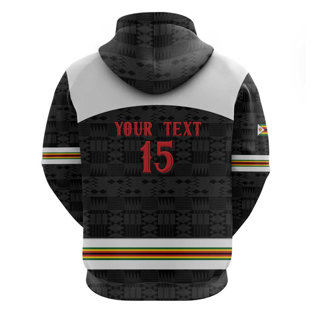 Custom Hockey Zimbabwe Zip Hoodie Go Champions - Wonder Print Shop