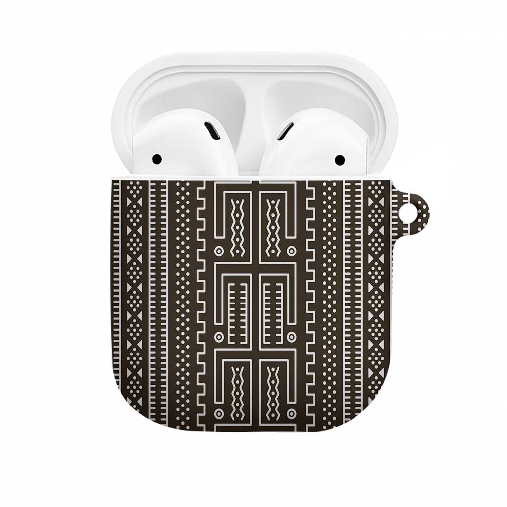 Mali Mud Cloth AirPods Case Bogolanfini Pattern - Wonder Print Shop